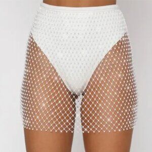 White Fox Feel The Beat Mini Skirt